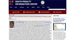 Desktop Screenshot of deathpenaltyinfo.org